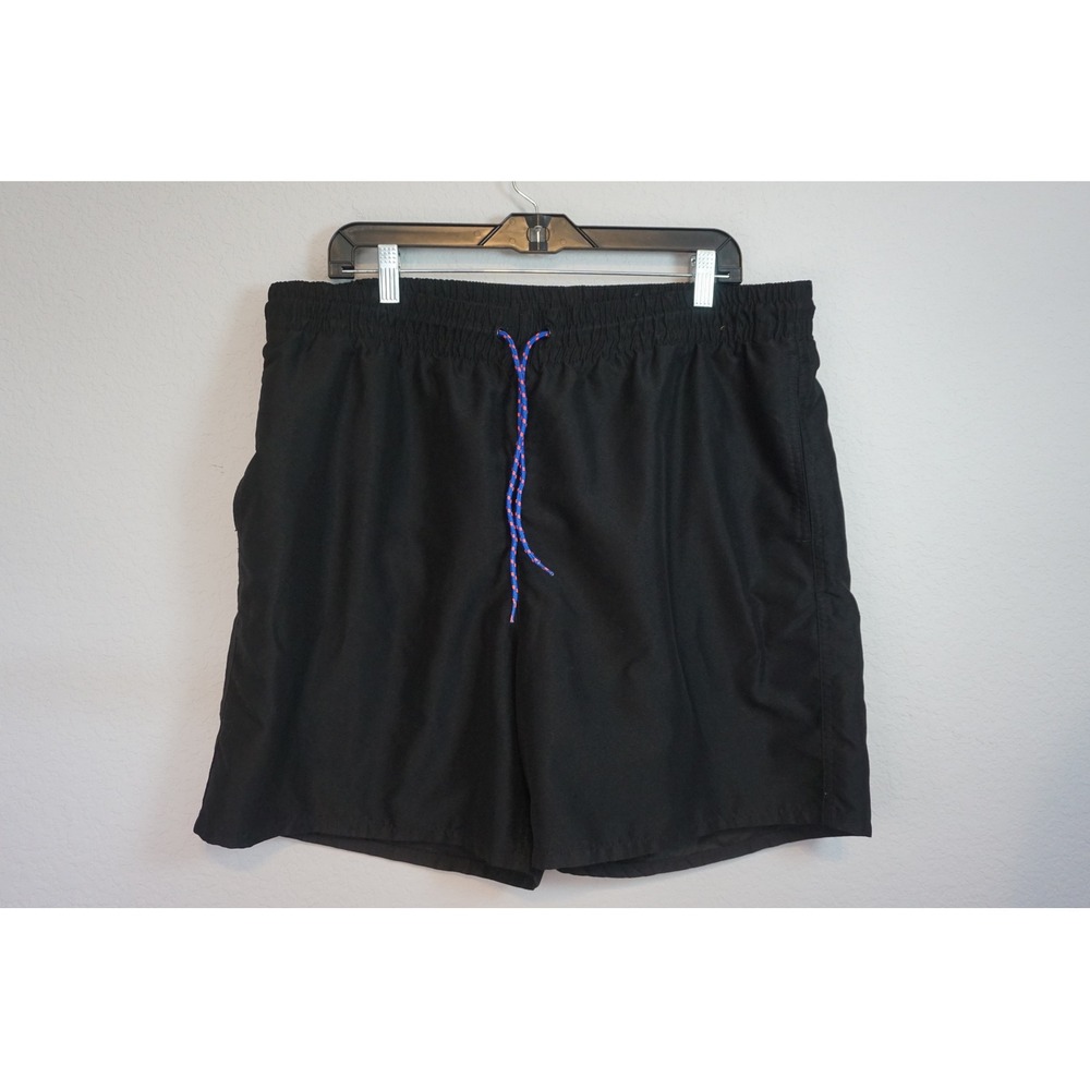 Old Navy Mens Swim Trunks Black Mesh Lined Board Shorts XL AG4.C1104
